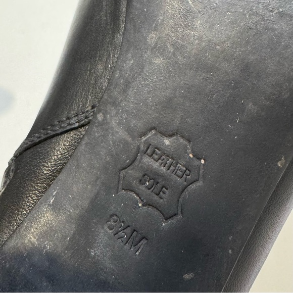 Tory Burch Brooke Perfect Black Calf Leather Ankle Booties Minimalist Size 8.5 - Picture 11 of 16